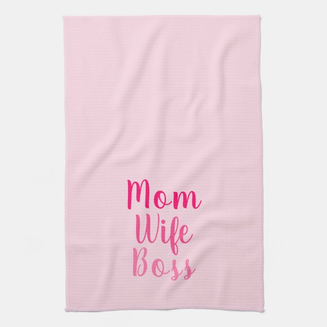 Paño De Cocina Estilo del guión de personalizado de gradiente ros (Vertical)