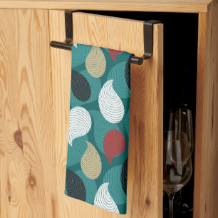 Paño De Cocina Estilo retro en un bonito batido de colores
