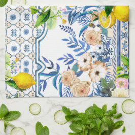 Paño De Cocina Estilo siciliano, arte de verano