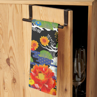 Paño De Cocina Estilo yuzen japonés