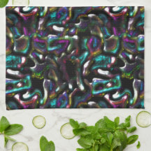 ¿Estofado de formas metálicas retorcidas y colorea