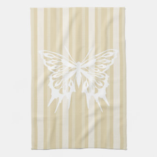 Paño De Cocina Estopa victoriana de cera con mariposa