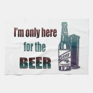 Paño De Cocina Estoy solamente aquí para la cerveza
