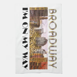 Paño De Cocina Estrella de Broadway de la CAMISETA