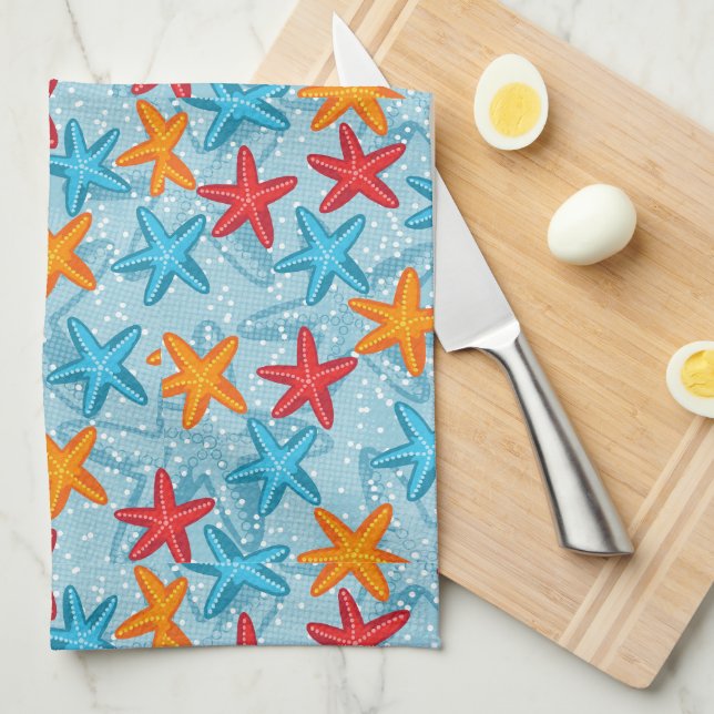 Paño De Cocina Estrella de mar (Doblado Cuarto)