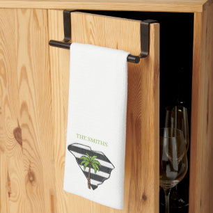 Paño De Cocina Estrella personalizada de palmeras estatales de Ca