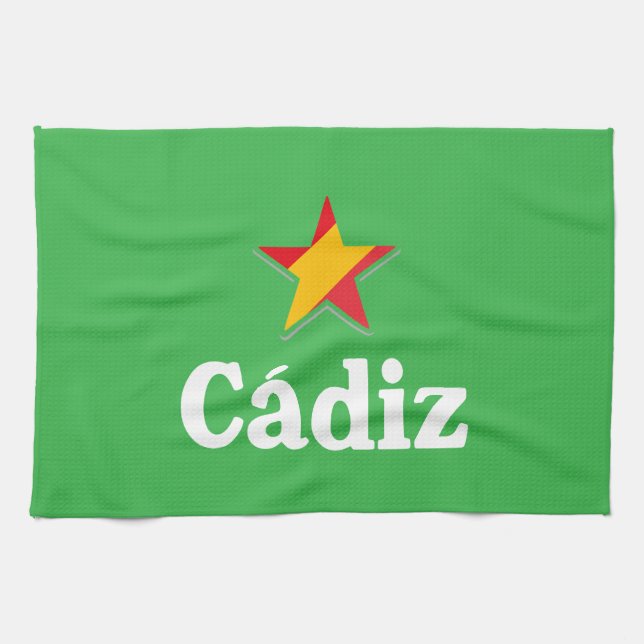 Paño De Cocina Estrellas de España - Cádiz (Horizontal)