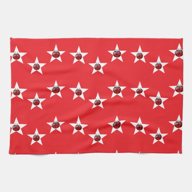 Paño De Cocina Estrellas de labios (Horizontal)