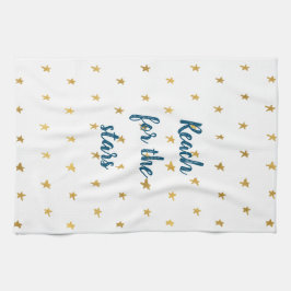 Paño De Cocina Estrellas de oro blancas