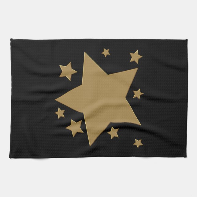 Paño De Cocina Estrellas del oro (Horizontal)