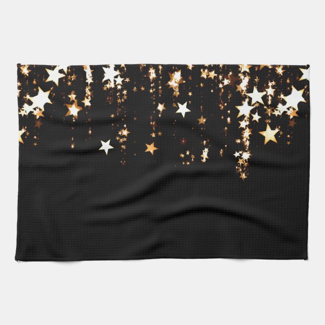 Paño De Cocina estrellas en caída (Horizontal)