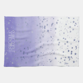 Paño De Cocina Estrellas moradas de Ombre