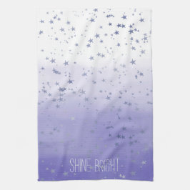 Paño De Cocina Estrellas moradas de Ombre
