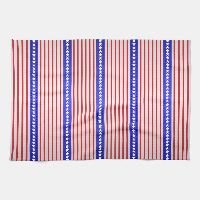 Paño De Cocina Estrellas y rayas (Horizontal)