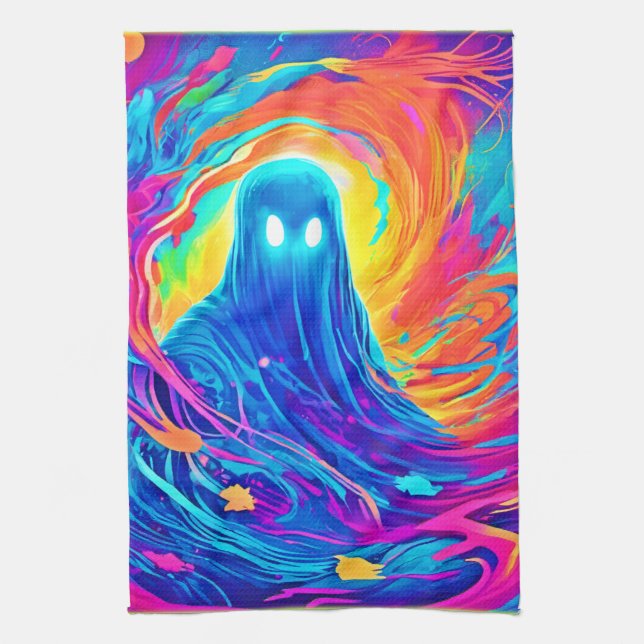 Paño De Cocina Ethereal Ghostly Creation (Vertical)