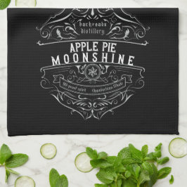 Paño De Cocina Etiqueta de Moonshine de Appalachia