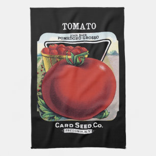 Paño De Cocina Etiqueta del paquete de la semilla del tomate