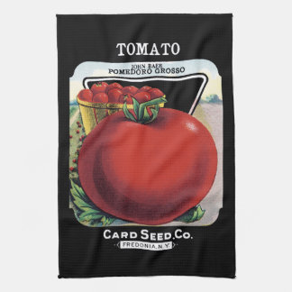 Paño De Cocina Etiqueta del paquete de la semilla del tomate