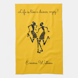 Paño De Cocina Étnica, arte africano, baile de carnaval