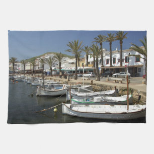 Paño De Cocina Europa, España, Menorca. Pesca