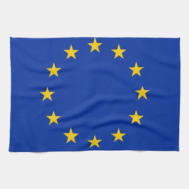 Paño De Cocina Europa estandarte (Horizontal)