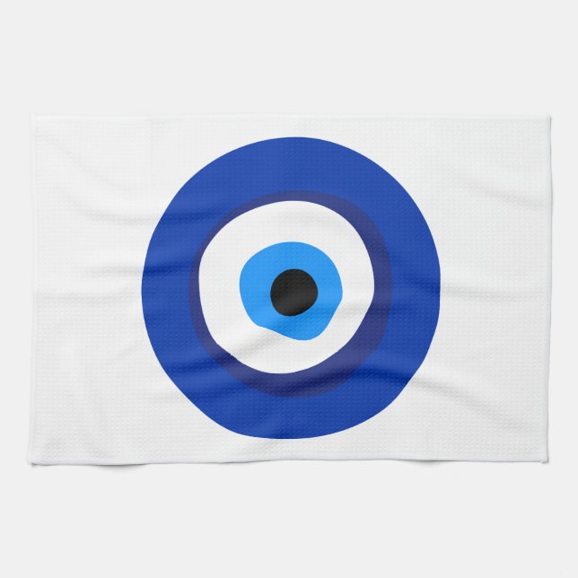 Paño De Cocina evil eye ancient symbol antiquity talisman superst (Horizontal)