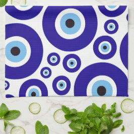 Paño De Cocina Evil Eye Pattern, Greek Eye, Turkish Eye, Nazar