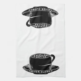 Paño De Cocina Excelente café... nunca cerrado