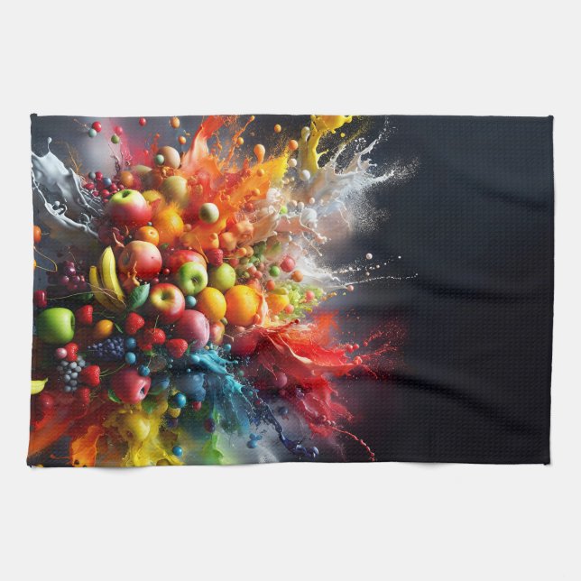 Paño De Cocina Explosión de frutas (Horizontal)