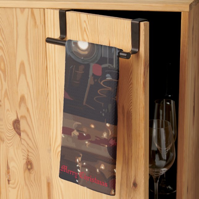 Paño De Cocina Express festivo (Pliegue de tercios)