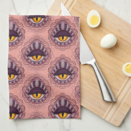 Paño De Cocina Extraño Ojo Parlanchín Extraño