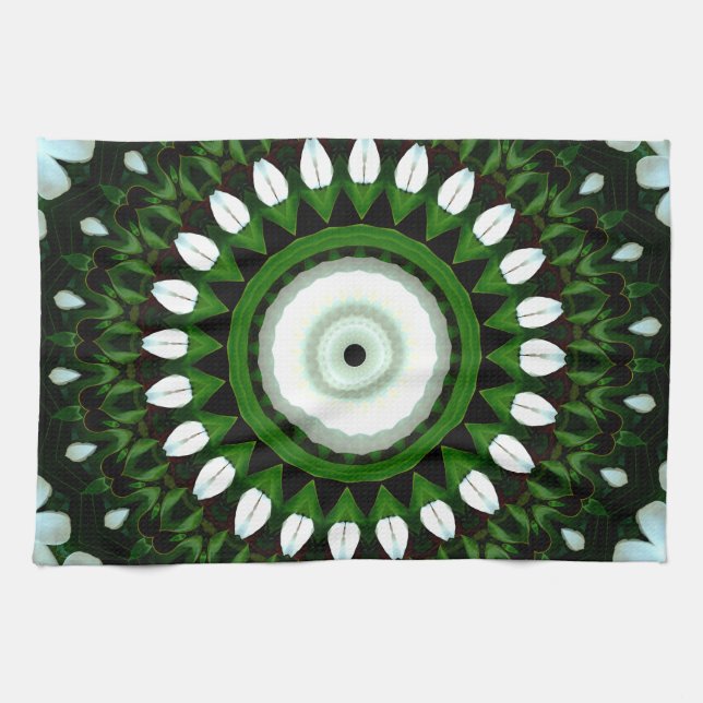 Paño De Cocina Eye of the White Magnolia (Horizontal)