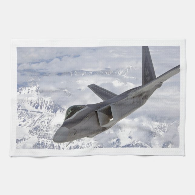Paño De Cocina F-22 Raptor-Elmendorf AFB (Horizontal)