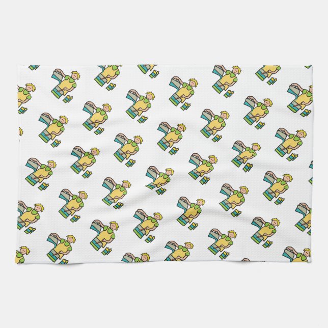 Paño De Cocina Fabricación de velas (Horizontal)