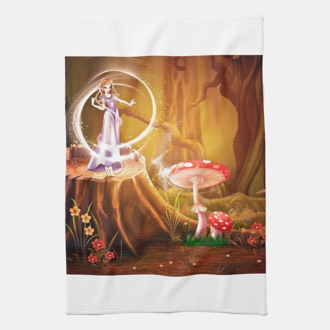 Paño De Cocina Fairtale Fantasy Destiny Whimsical Dreams (Vertical)