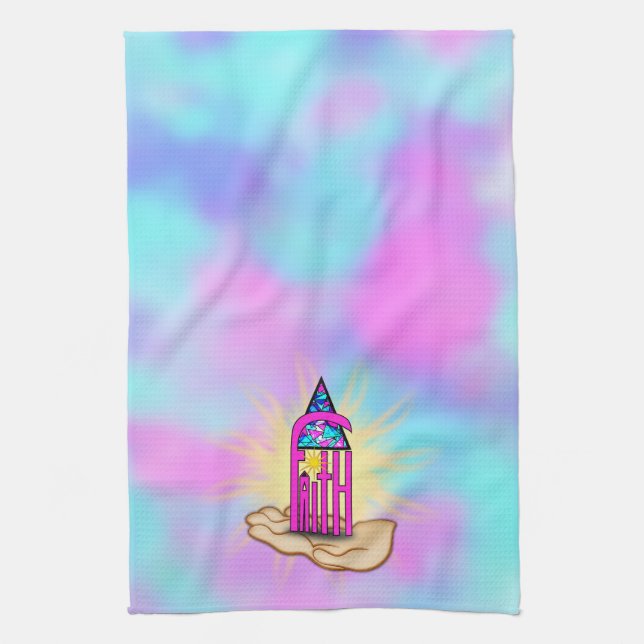 Paño De Cocina Faith ~ Steeple (Vertical)