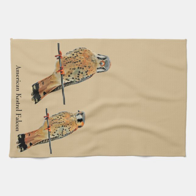 Paño De Cocina Falcon de Cestrel Americano (Horizontal)