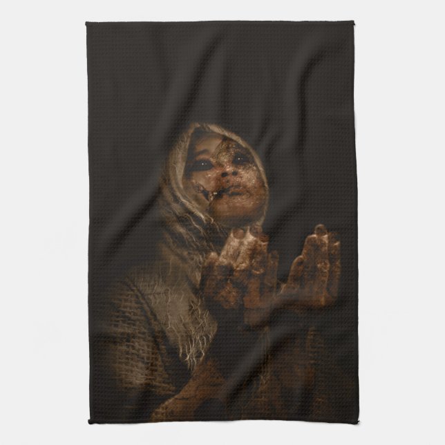 Paño De Cocina Falln Have Mercy (Vertical)