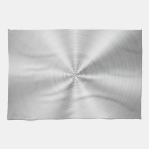 Paño De Cocina Falsa plata brillante metálica elegante