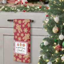 Familia de fábrica de cookies Gingerbread Burgundy