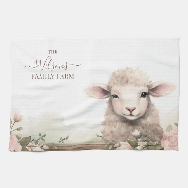 Paño De Cocina Family Farm Rustic Sheep  (Horizontal)