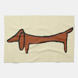 Paño De Cocina Famoso resumen de Dachshund