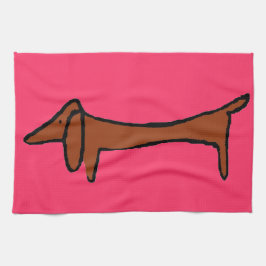 Paño De Cocina Famoso resumen de Dachshund