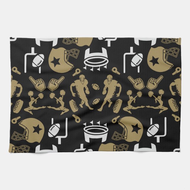 Paño De Cocina Fanático americano (Horizontal)