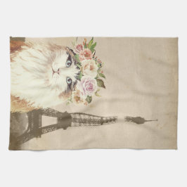 Paño De Cocina Fancy Cat & Eiffel