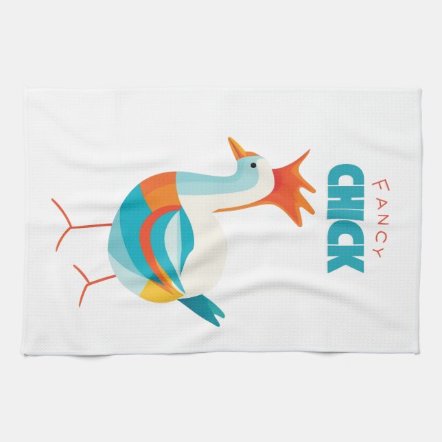 Paño De Cocina Fancy Chick (Horizontal)