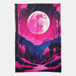 Paño De Cocina Fantasía de Luna Rosa