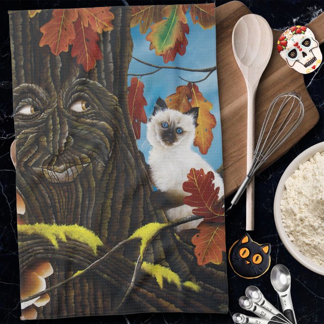 Paño De Cocina Fantasía otoñal de Tree Ent Cat (Subido por el creador)