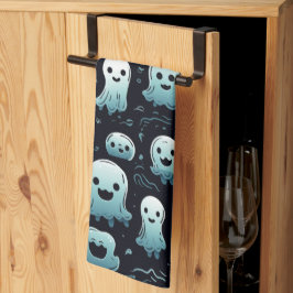 Paño De Cocina Fantasmagóricos Azules Lindos Modernos Adorables N