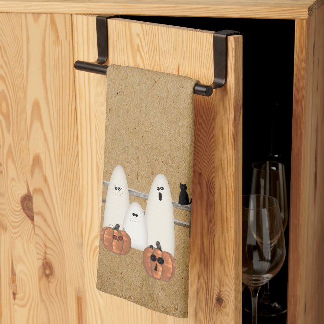 Paño De Cocina Fantasmas de país (Pliegue de tercios)